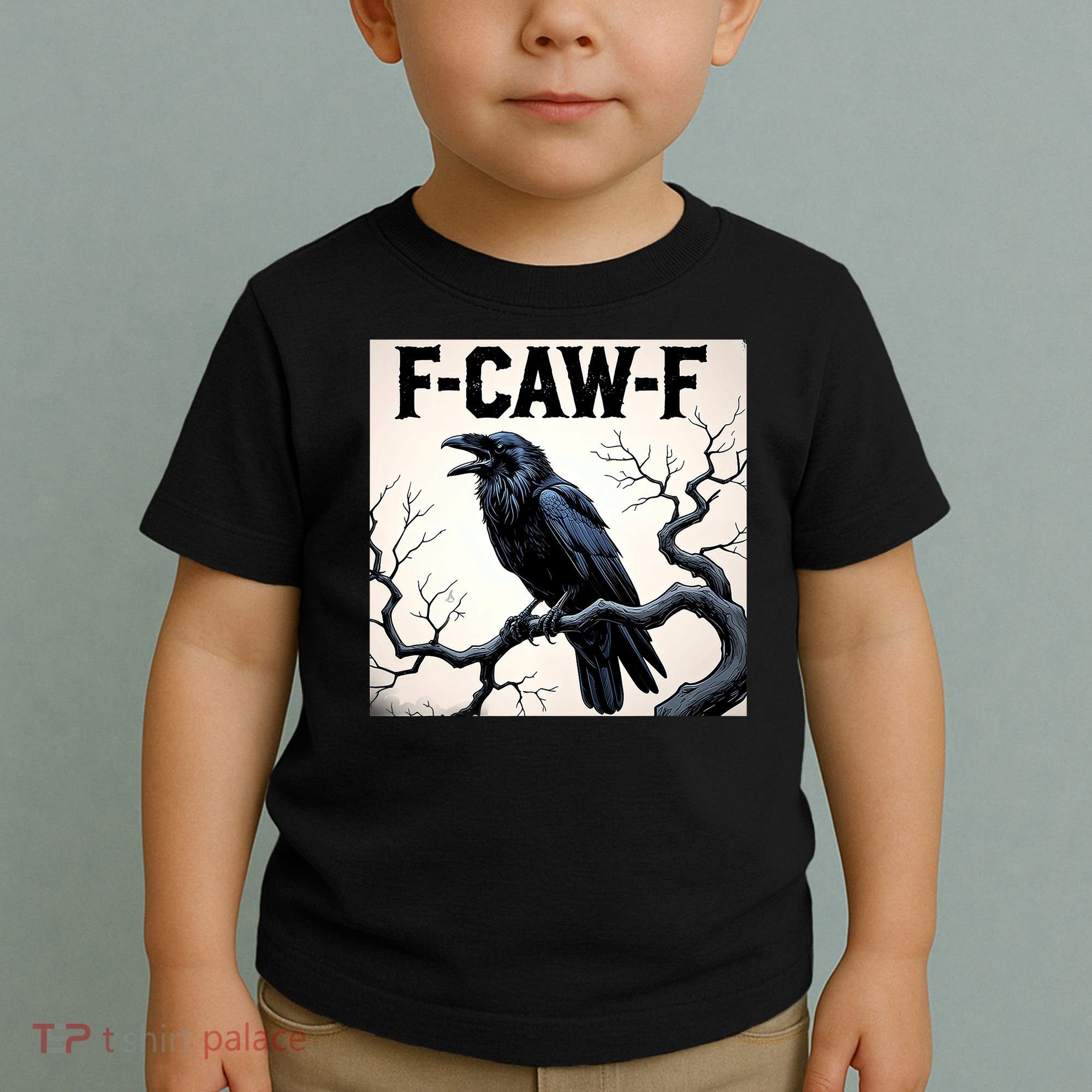 Funny F-Caw-F Crow Toddler T-Shirt
