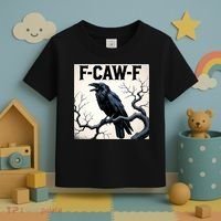 Funny F-Caw-F Crow Toddler T-Shirt thumb 3