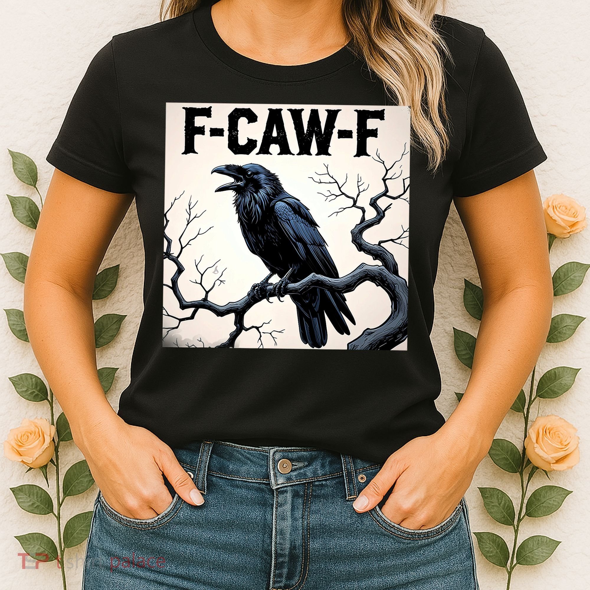 Funny F-Caw-F Crow Women's T-Shirt