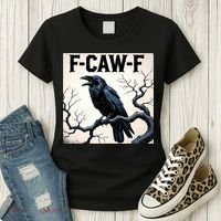 Funny F-Caw-F Crow Women's T-Shirt thumb 3