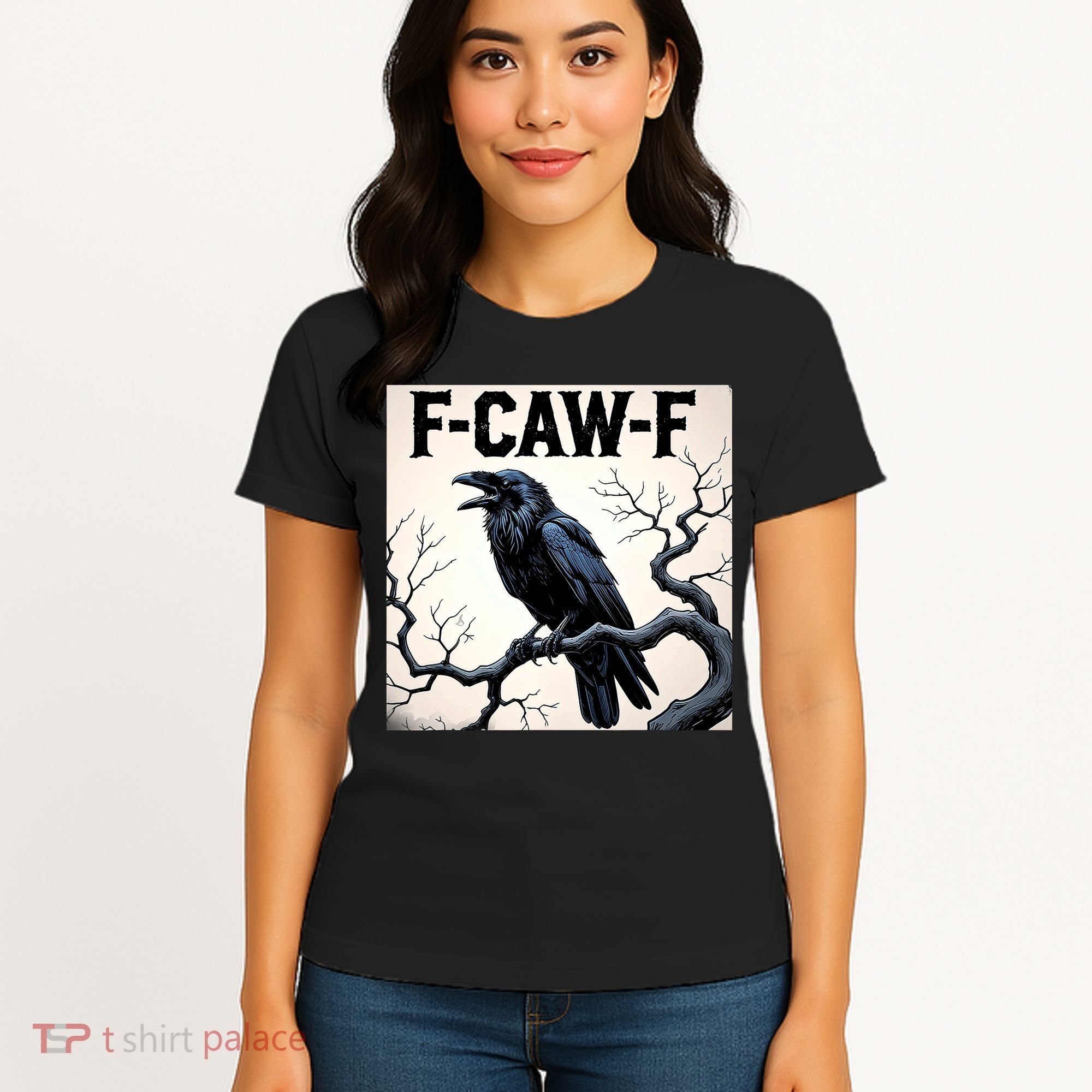 Funny F-Caw-F Crow Women's T-Shirt