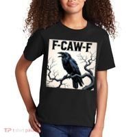Funny F-Caw-F Crow Kids T-Shirt thumb 2