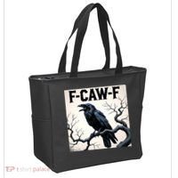 Funny F-Caw-F Crow Tote Bag thumb 2