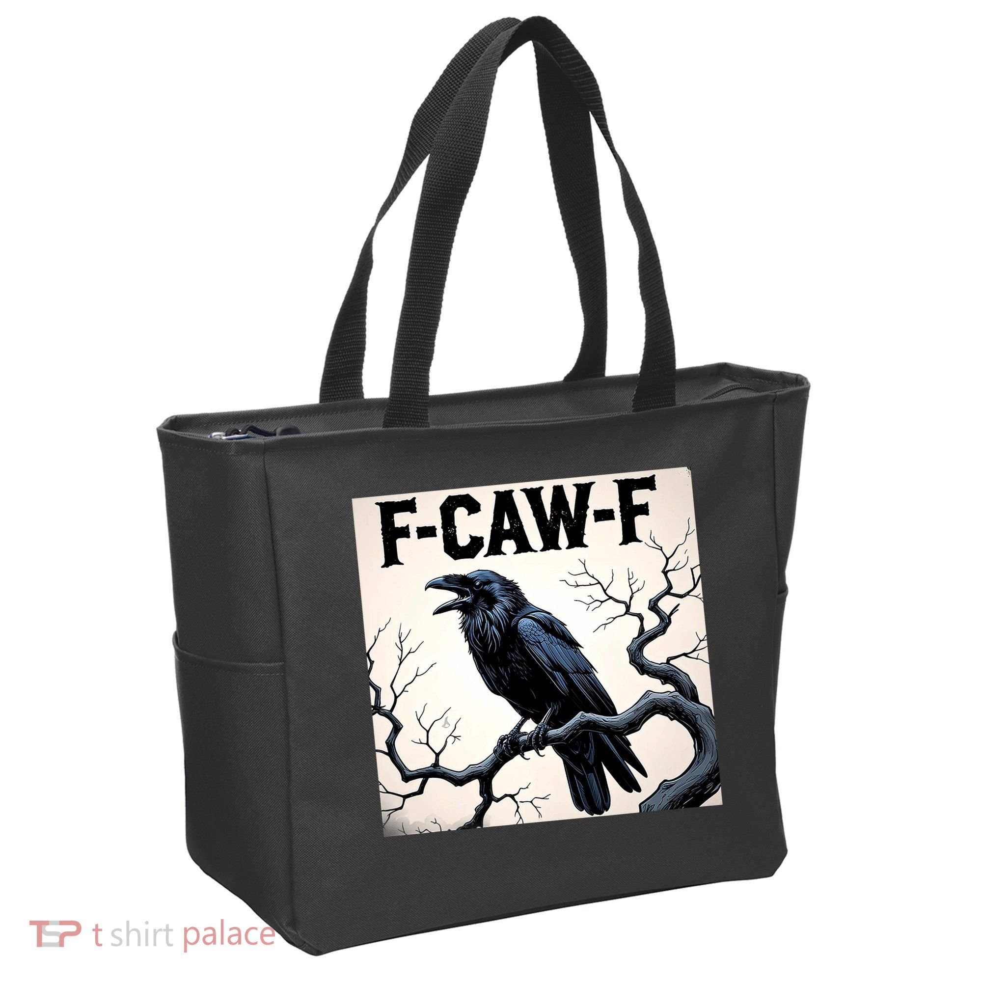 Funny F-Caw-F Crow Tote Bag