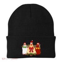 Funny Festive Christmas Chickens Beanie thumb 0