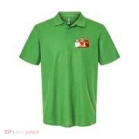 Funny Festive Christmas Chickens Polo thumb 0