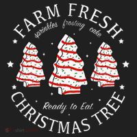 Farm Fresh Christmas Tree Cakes Funny Tree Farm Xmas Pajamas Beanie thumb 2