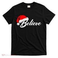 Funny Family Christmas Believe Santa Claus Cute Xmas Holiday T-Shirt thumb 0