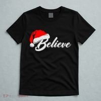 Funny Family Christmas Believe Santa Claus Cute Xmas Holiday T-Shirt thumb 5