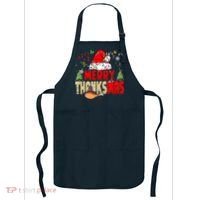Funny Family Christmas Merry Thanksmas Cute Xmas Holiday Apron thumb 0