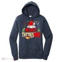 Funny Family Christmas Merry Thanksmas Cute Xmas Holiday Women's Hoodie thumb 0
