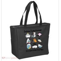 Feline Fun Cat Functional Occupational Therapy OT Therapist  Tote Bag thumb 2