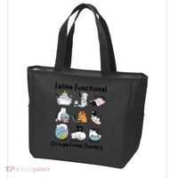 Feline Fun Cat Functional Occupational Therapy OT Therapist  Tote Bag thumb 3