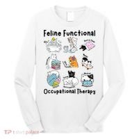 Feline Fun Cat Functional Occupational Therapy OT Therapist  Long Sleeve Shirt thumb 0
