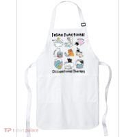 Feline Fun Cat Functional Occupational Therapy OT Therapist  Apron thumb 0