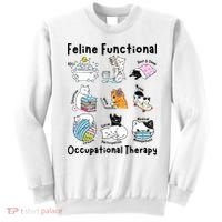 Feline Fun Cat Functional Occupational Therapy OT Therapist  Sweatshirt thumb 0