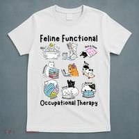 Feline Fun Cat Functional Occupational Therapy OT Therapist  T-Shirt thumb 5