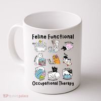 Feline Fun Cat Functional Occupational Therapy OT Therapist  Coffee Mug thumb 0