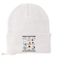 Feline Fun Cat Functional Occupational Therapy OT Therapist  Beanie thumb 0