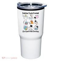 Feline Fun Cat Functional Occupational Therapy OT Therapist  Tumbler thumb 0