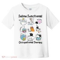 Feline Fun Cat Functional Occupational Therapy OT Therapist  Toddler T-Shirt thumb 0