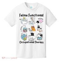 Feline Fun Cat Functional Occupational Therapy OT Therapist  Kids T-Shirt thumb 0