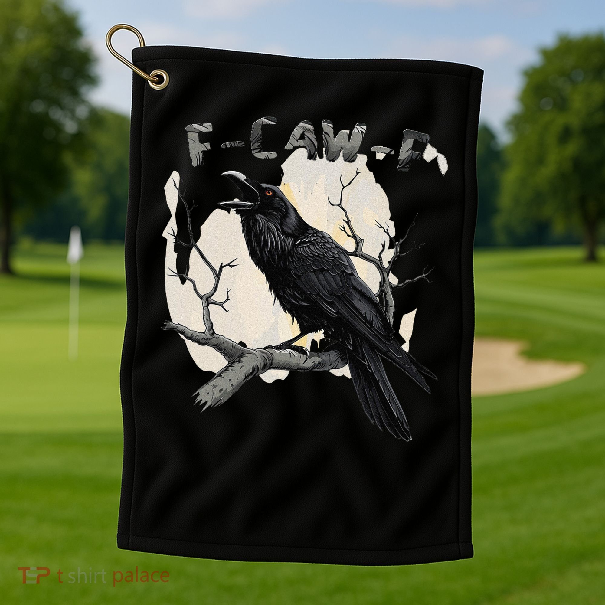 F-Caw-F Golf Towel