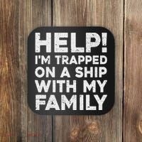 Funny Family Cruise Matching Vacation Cruising Coaster thumb 0