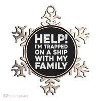 Funny Family Cruise Matching Vacation Cruising Ornament thumb 0