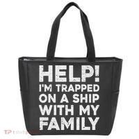 Funny Family Cruise Matching Vacation Cruising Tote Bag thumb 0