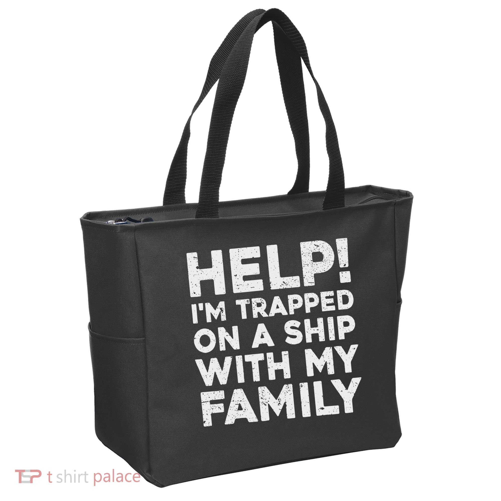 Funny Family Cruise Matching Vacation Cruising Tote Bag