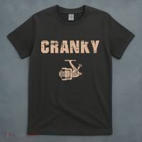 Funny Fishing Cranky Fishing Reel T-Shirt thumb 4