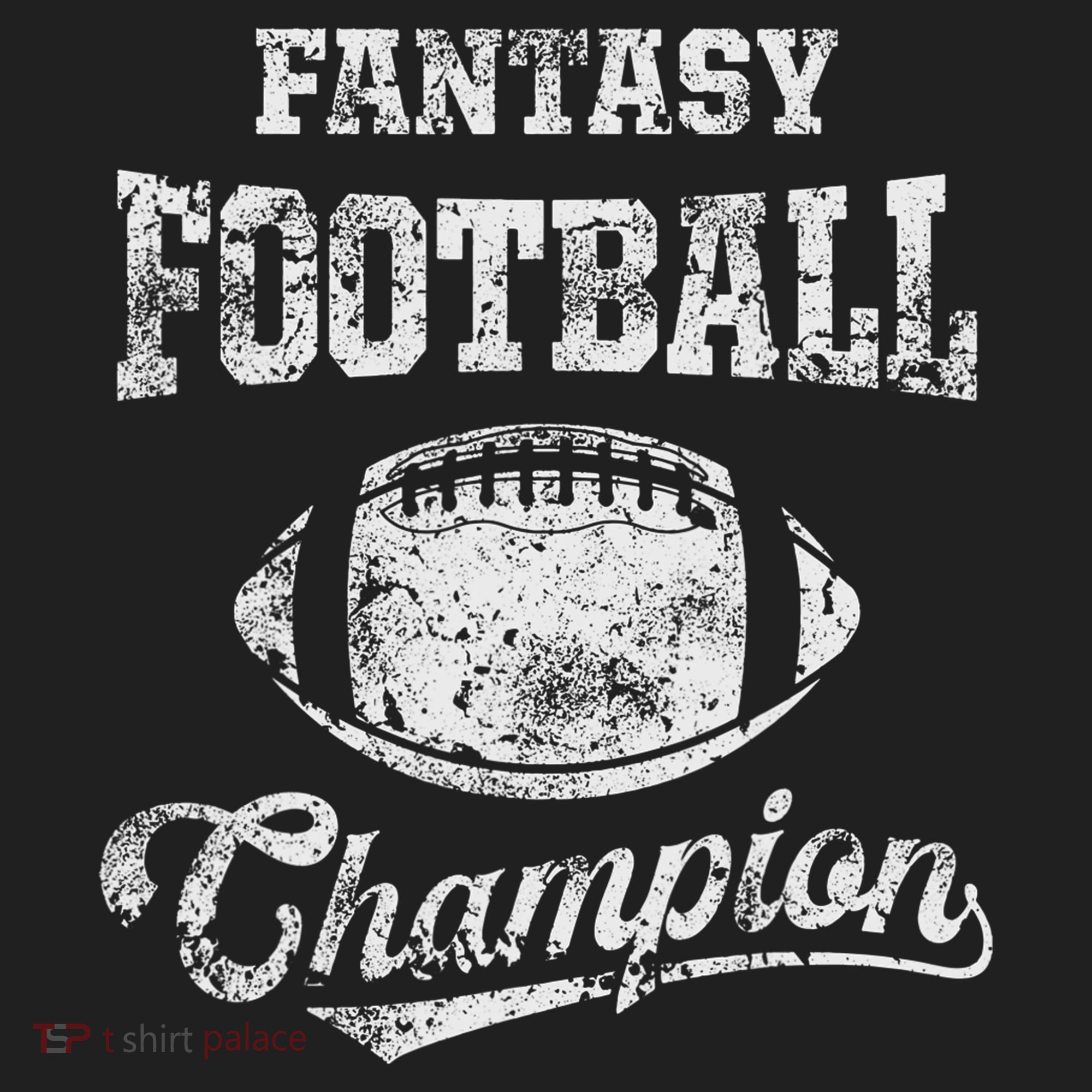 Fantasy Football Champion Funny League Draft Party Champ Comfort Colors Boxy T-Shirt