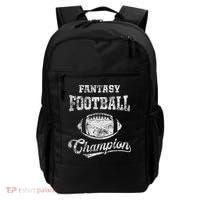 Fantasy Football Champion Funny League Draft Party Champ Backpack thumb 0