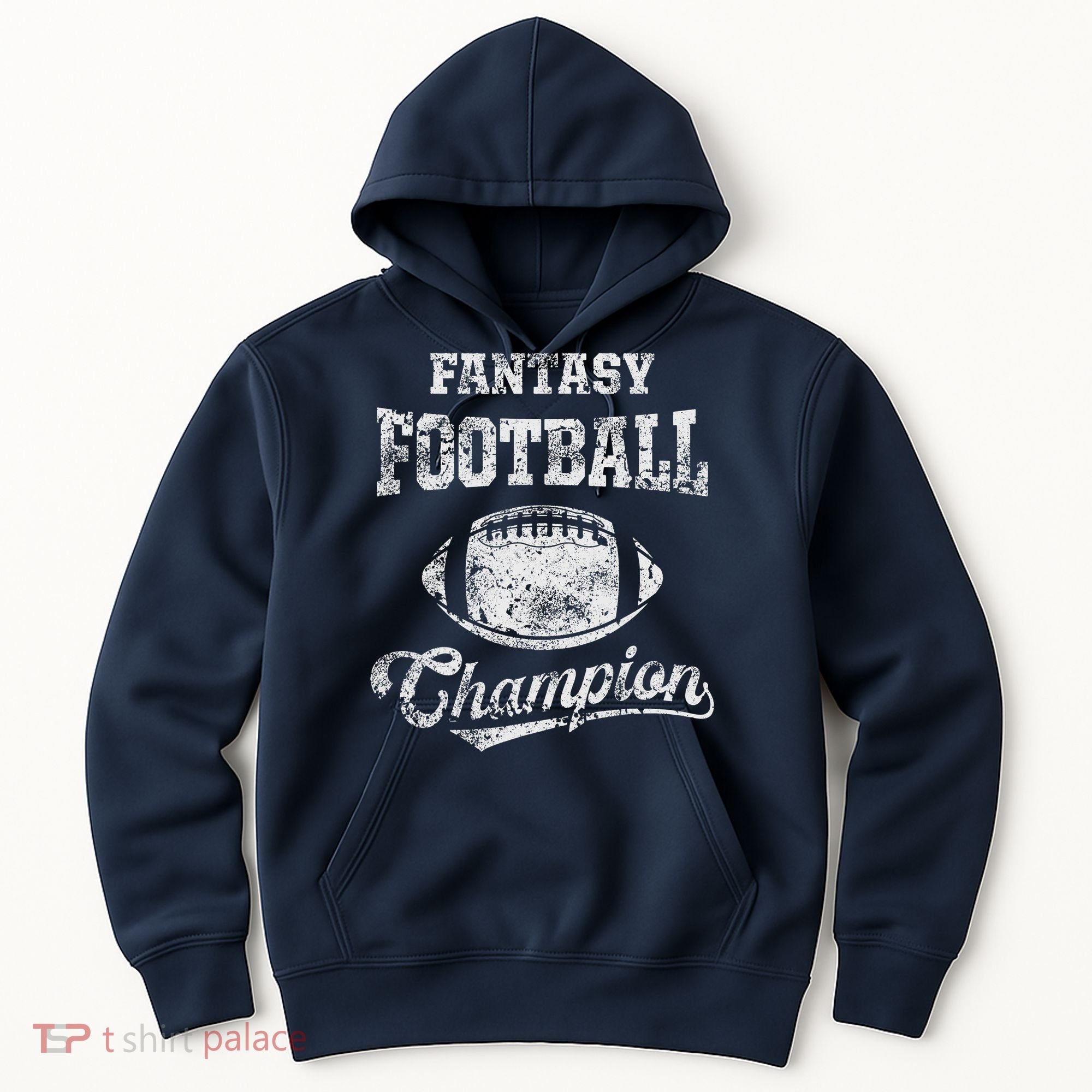 Fantasy Football Champion Funny League Draft Party Champ Hoodie