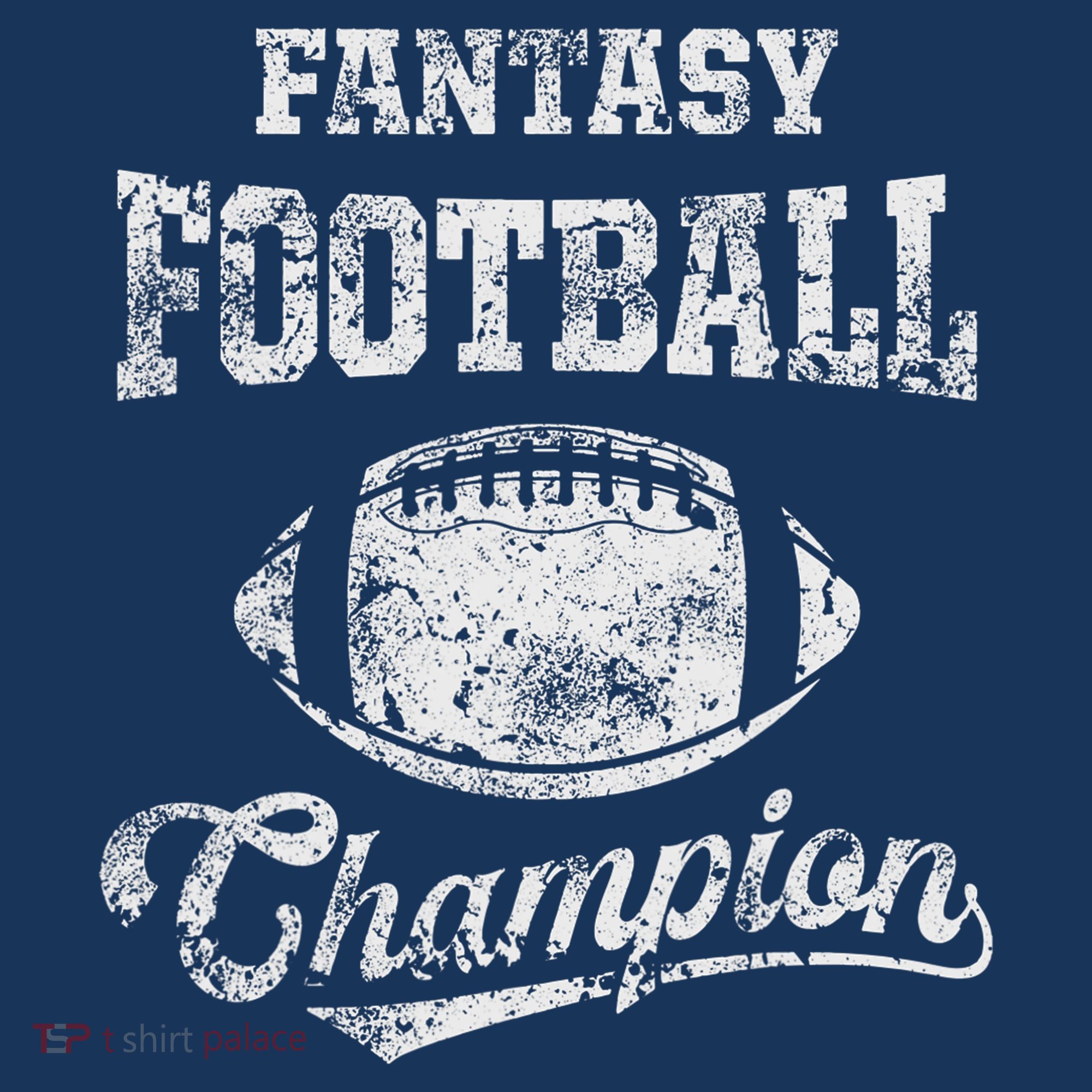 Fantasy Football Champion Funny League Draft Party Champ Mousepad