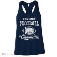 Fantasy Football Champion Funny League Draft Party Champ Women's Tank Top thumb 0