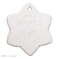 Fantasy Football Champion Funny League Draft Party Champ Ceramic Ornament thumb 0