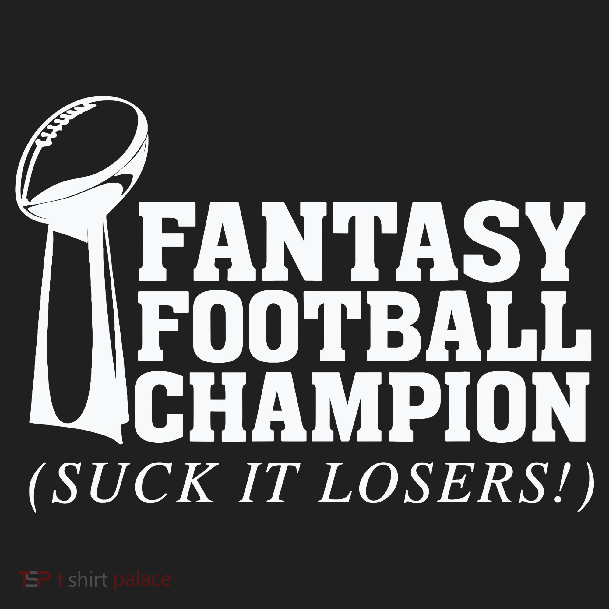 Fantasy Football Champion Suck It Losers Funny Winner Beanie