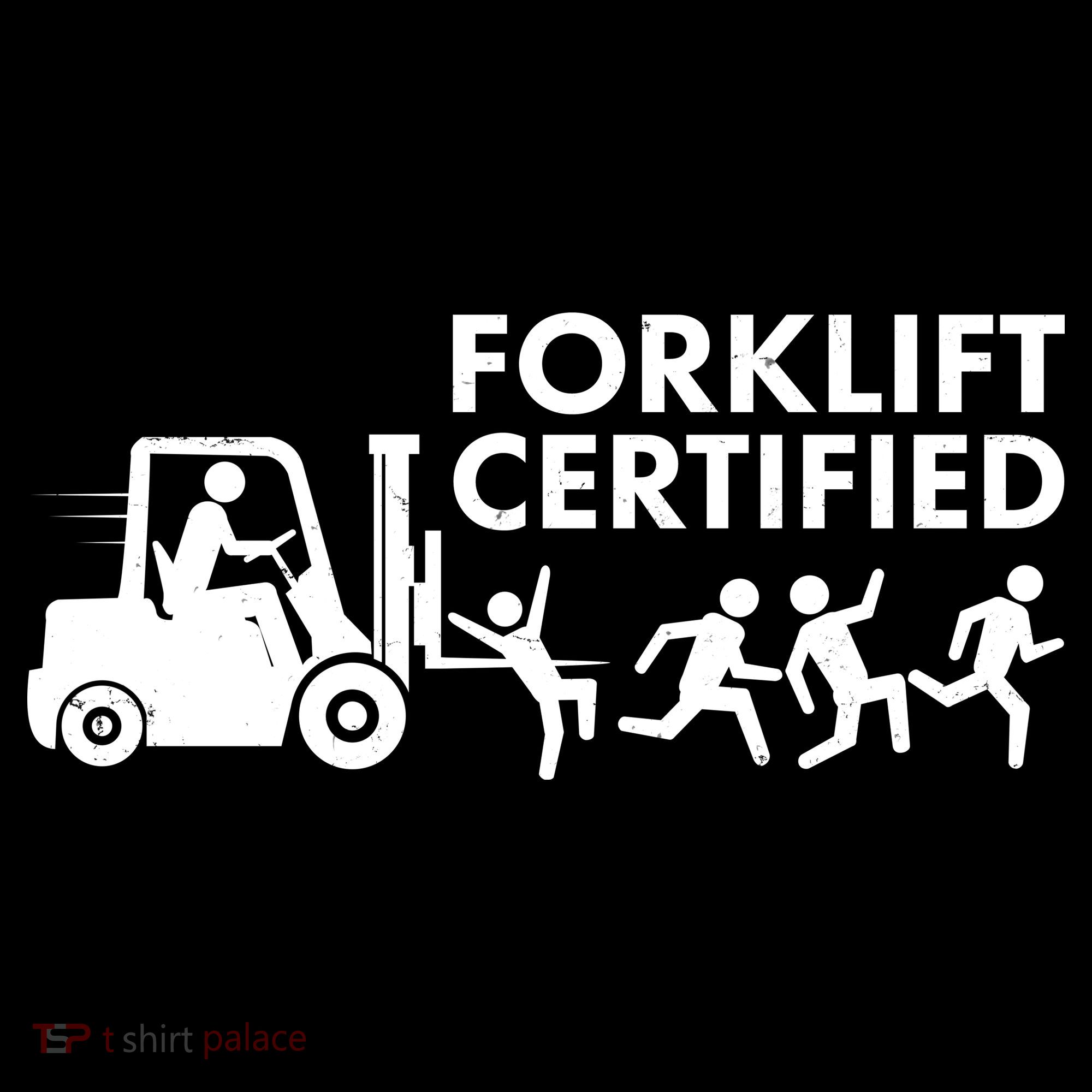Funny Forklift Certified Doggie Tank