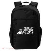 Funny Forklift Certified Backpack thumb 0