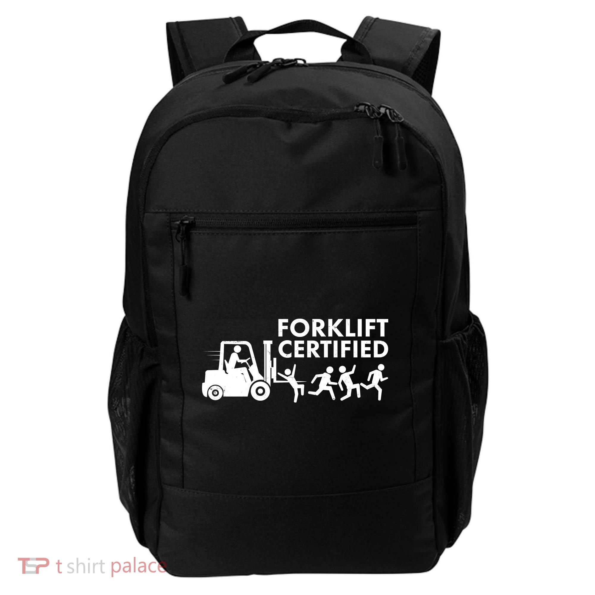 Funny Forklift Certified Backpack