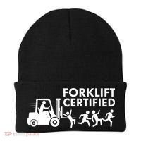 Funny Forklift Certified Beanie thumb 0