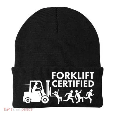 Funny Forklift Certified Beanie