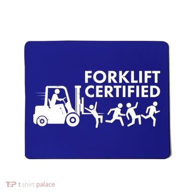 Funny Forklift Certified Mousepad