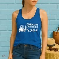 Funny Forklift Certified Women's Tank Top thumb 2