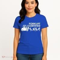 Funny Forklift Certified Women's T-Shirt thumb 4