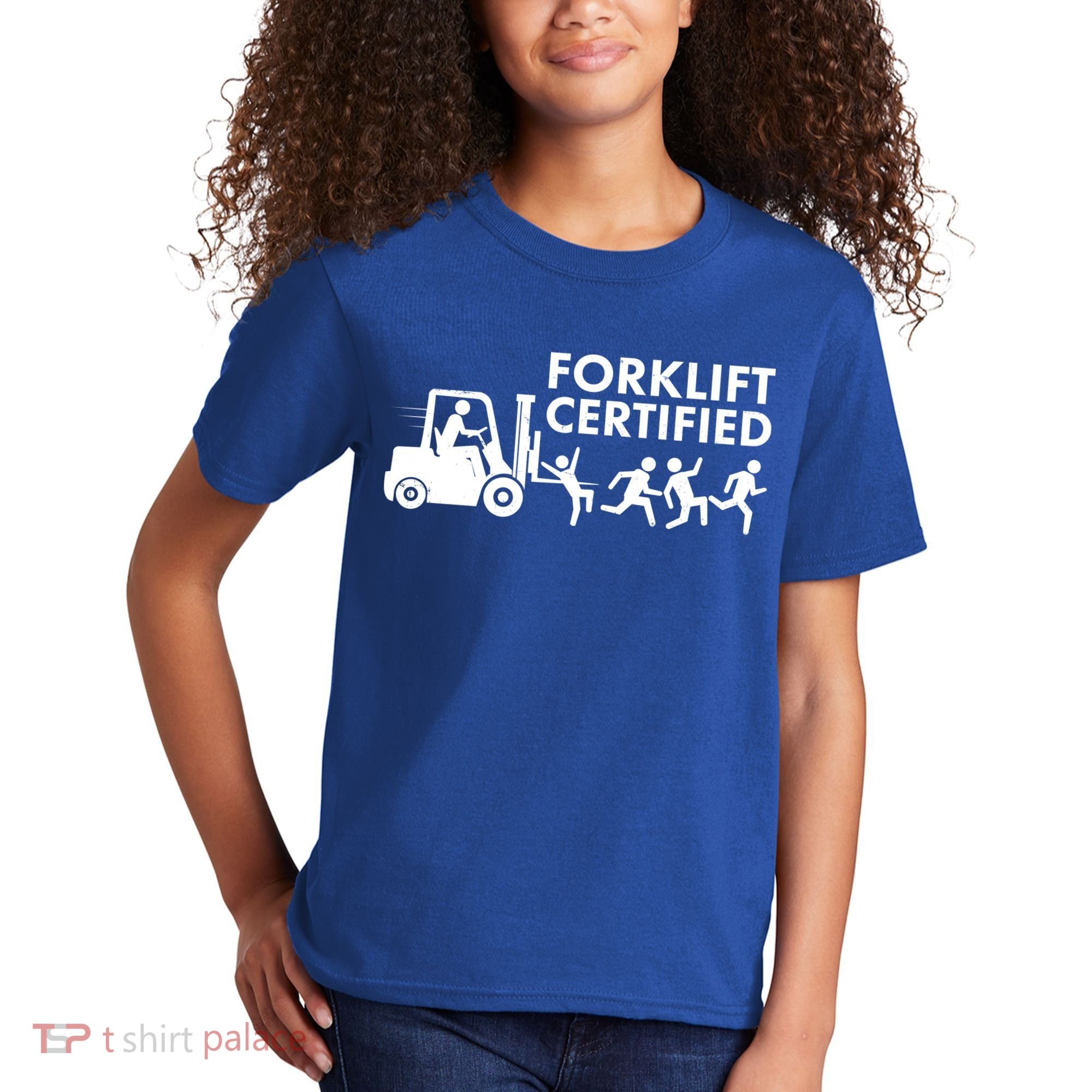 Funny Forklift Certified Kids T-Shirt