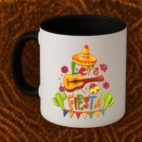 Funny Festive Cinco De Mayo Let's Fiesta Coffee Mug thumb 2