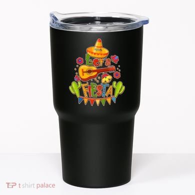 Funny Festive Cinco De Mayo Let's Fiesta Tumbler